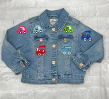 Load image into Gallery viewer, 6 Pieces Children's Car and Train Applique Patches
