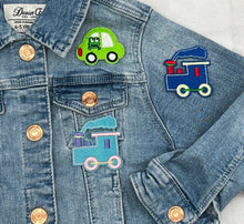 Load image into Gallery viewer, 6 Pieces Children's Car and Train Applique Patches