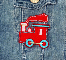 Load image into Gallery viewer, 6 Pieces Children's Car and Train Applique Patches