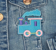 Load image into Gallery viewer, 6 Pieces Children's Car and Train Applique Patches