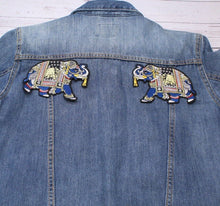 Load image into Gallery viewer, A Pair of Elephant Applique Patch
