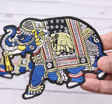 Load image into Gallery viewer, A Pair of Elephant Applique Patch
