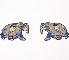 Load image into Gallery viewer, A Pair of Elephant Applique Patch