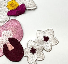 Load image into Gallery viewer, Embroidered Flower Applique Patch