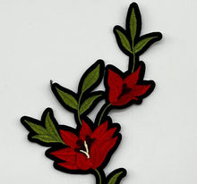 Load image into Gallery viewer, Large Embroidered Rose Flower Applique Patch