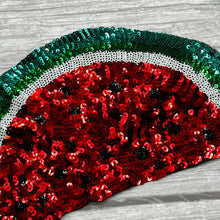 Load image into Gallery viewer, Large Watermelon Sequin Applique Patch