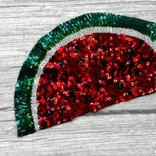 Load image into Gallery viewer, Large Watermelon Sequin Applique Patch