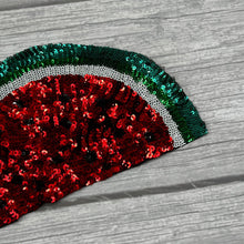Load image into Gallery viewer, Large Watermelon Sequin Applique Patch