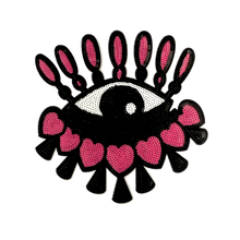 Load image into Gallery viewer, Evil Eye  With lashes Applique Patch