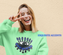 Load image into Gallery viewer, Evil Eye  With lashes Applique Patch