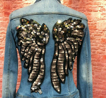 Load image into Gallery viewer, 1 Pair Embellishment Sequin Applique Wings