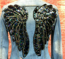 Load image into Gallery viewer, 1 Pair Embellishment Sequin Applique Wings