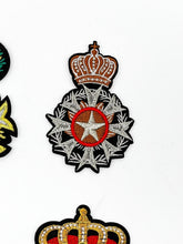 Load image into Gallery viewer, Military Army Style  Badges  and Crown Applique Patches