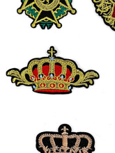 Load image into Gallery viewer, Military Army Style  Badges  and Crown Applique Patches