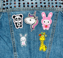 Load image into Gallery viewer, 7 Pieces Children's Animal Applique Patches