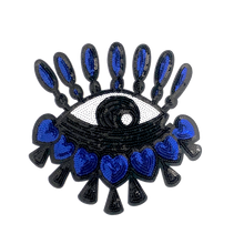Load image into Gallery viewer, Evil Eye  With lashes Applique Patch