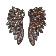 Load image into Gallery viewer, 1 Pair Embellishment Sequin Applique Wings
