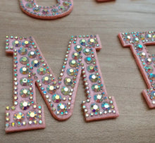 Load image into Gallery viewer, Rhinestone and Beaded Letters