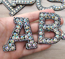 Load image into Gallery viewer, Rhinestone and Beaded Letters