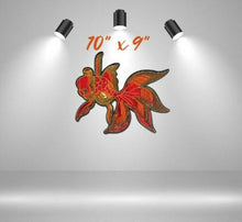 Load image into Gallery viewer, Embroidery and Sequin Koi Fish Applique Patch