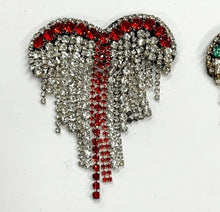 Load image into Gallery viewer, Love Heart Crystal  Applique Patch