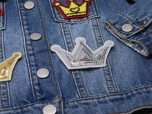 Load image into Gallery viewer, Sequin Crown Children's Applique Patch