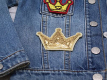 Load image into Gallery viewer, Sequin Crown Children's Applique Patch
