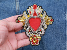 Load image into Gallery viewer, Sacred Heart Applique Patch
