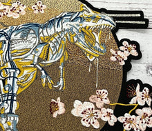 Load image into Gallery viewer, Large  Dinosaur  Embroidered Applique Patch
