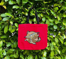 Load image into Gallery viewer, Tote  with  Large Robotic Dinosaur 12 or 5 oz Shopping Bag
