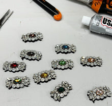 Load image into Gallery viewer, Crystal  Gem Applique Patches
