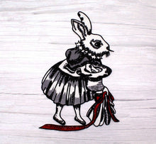 Load image into Gallery viewer, White Rabbit Applique Patch

