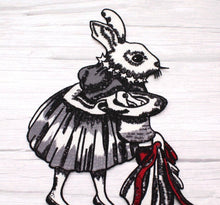 Load image into Gallery viewer, White Rabbit Applique Patch
