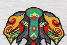 Load image into Gallery viewer, Large Embroidery Elephant Applique  Patch
