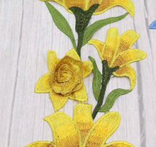 Load image into Gallery viewer, Beautiful Large Flower  Appliqué Patch
