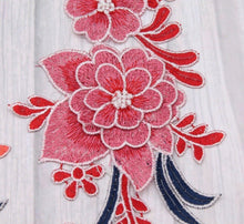 Load image into Gallery viewer, Beautiful Large Flower  Appliqué Patch
