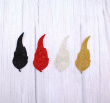 Load image into Gallery viewer, Beaded Leaf Applique Patch
