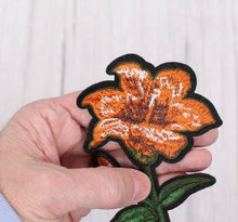 Load image into Gallery viewer, Embroidered   Rose Flower  Appliqué Patches
