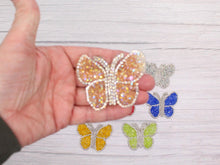 Load image into Gallery viewer, Butterfly  Crystal Decal Iron On Patch
