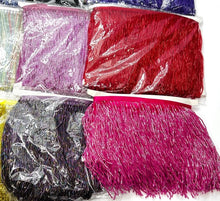 Load image into Gallery viewer, Handmade Beaded Tassel  Fringe Trim  Tassel
