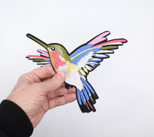 Load image into Gallery viewer, Pair Humming Bird Applique Patch
