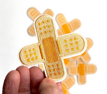 Load image into Gallery viewer, Embroidered  Band Aid Plaster Applique Patch
