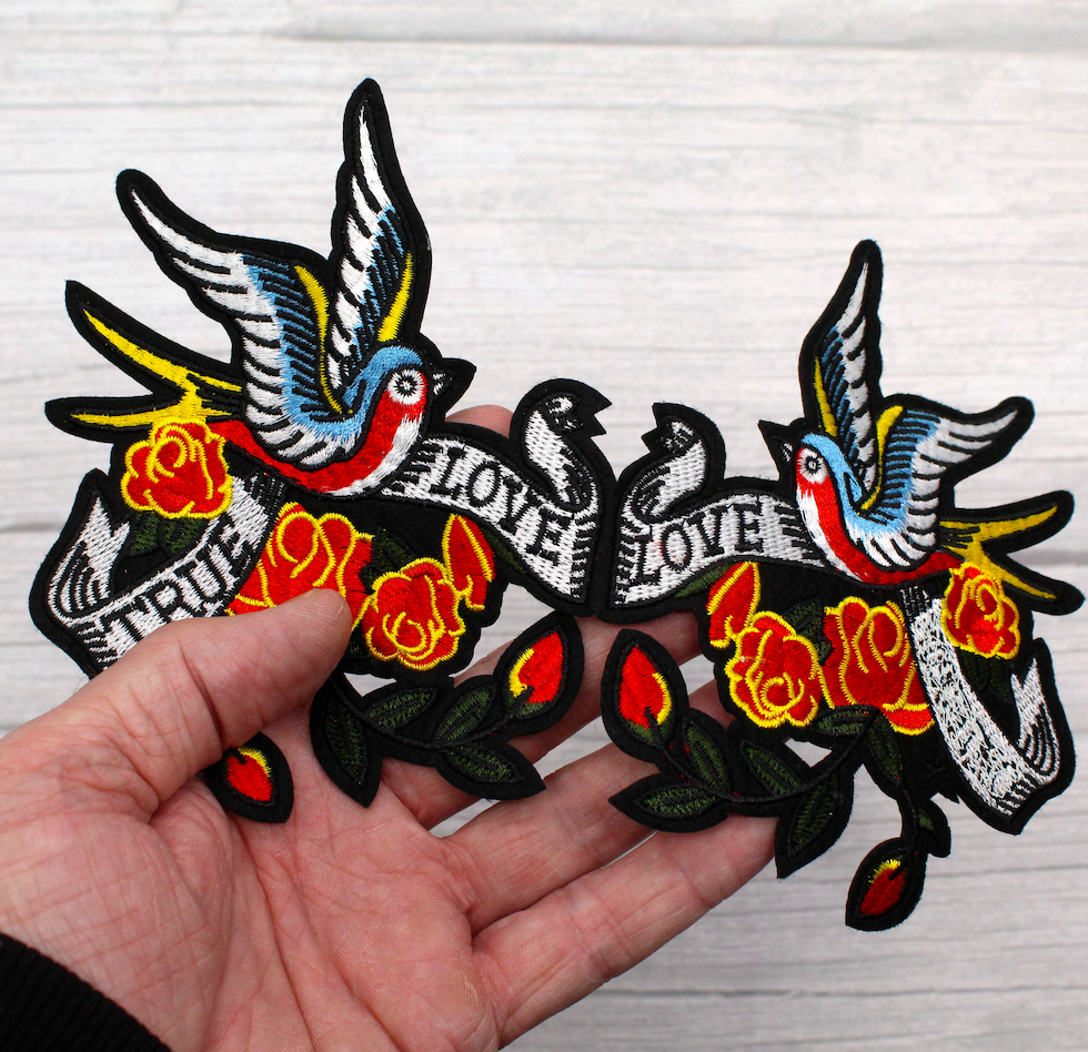 Humming Bird  Applique  Patch