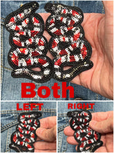 Load image into Gallery viewer, Sequin Snake Applique  Patch
