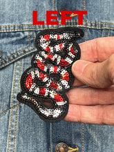 Load image into Gallery viewer, Sequin Snake Applique  Patch
