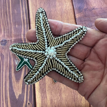 Load image into Gallery viewer, Delicate Starfish Embroidery Applique Patch
