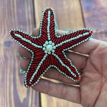 Load image into Gallery viewer, Delicate Starfish Embroidery Applique Patch
