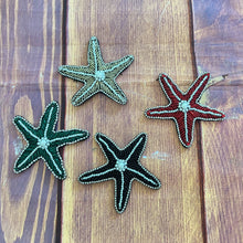 Load image into Gallery viewer, Delicate Starfish Embroidery Applique Patch
