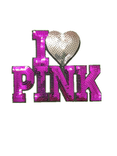 Load image into Gallery viewer, I Love Pink sequin patch
