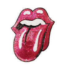 Load image into Gallery viewer, X Large Sequin  Tongue Applique Patch
